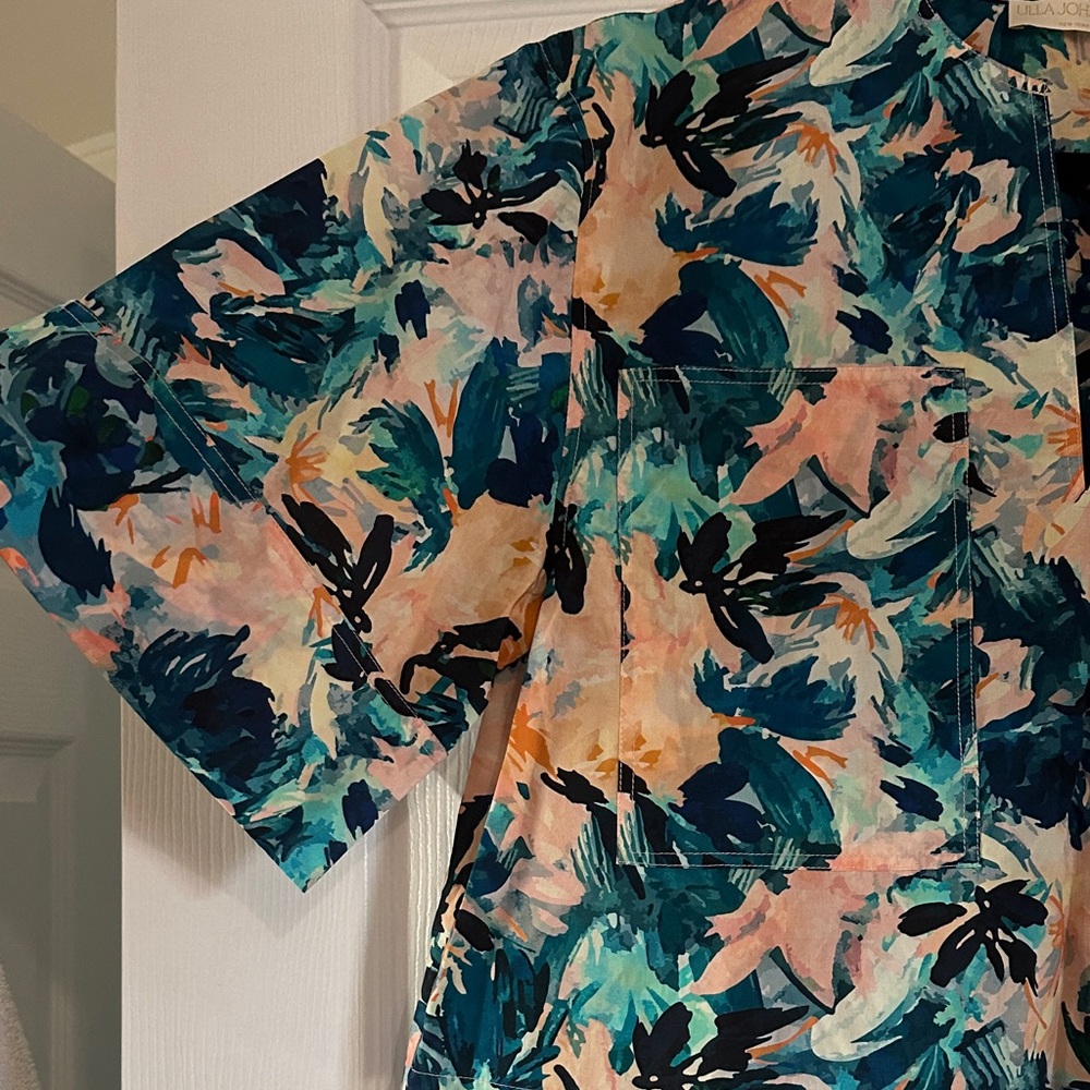 Ulla Johnson Suri Floral Cotton Top - Picture 4 of 6